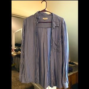 Francescas Striped button up top/jacket
